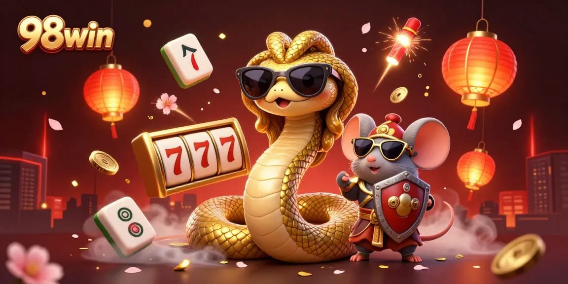 Play thrilling games at 98win, where golden lucky symbols and exciting action collide.