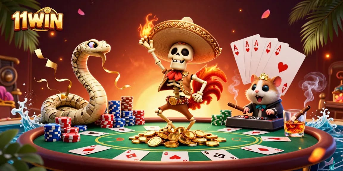 Experience thrilling wins at 11WIN with lively casino action featuring dynamic characters and games.
