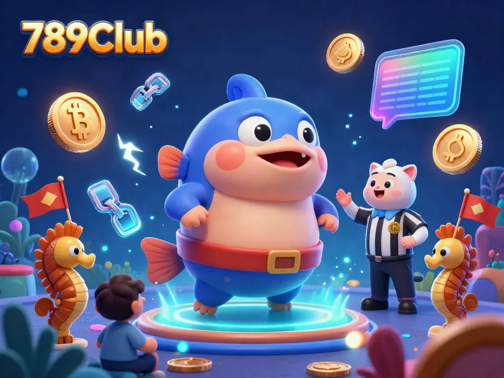 Engage in thrilling underwater casino action with 789Club, featuring vibrant 3D visuals and unique characters.