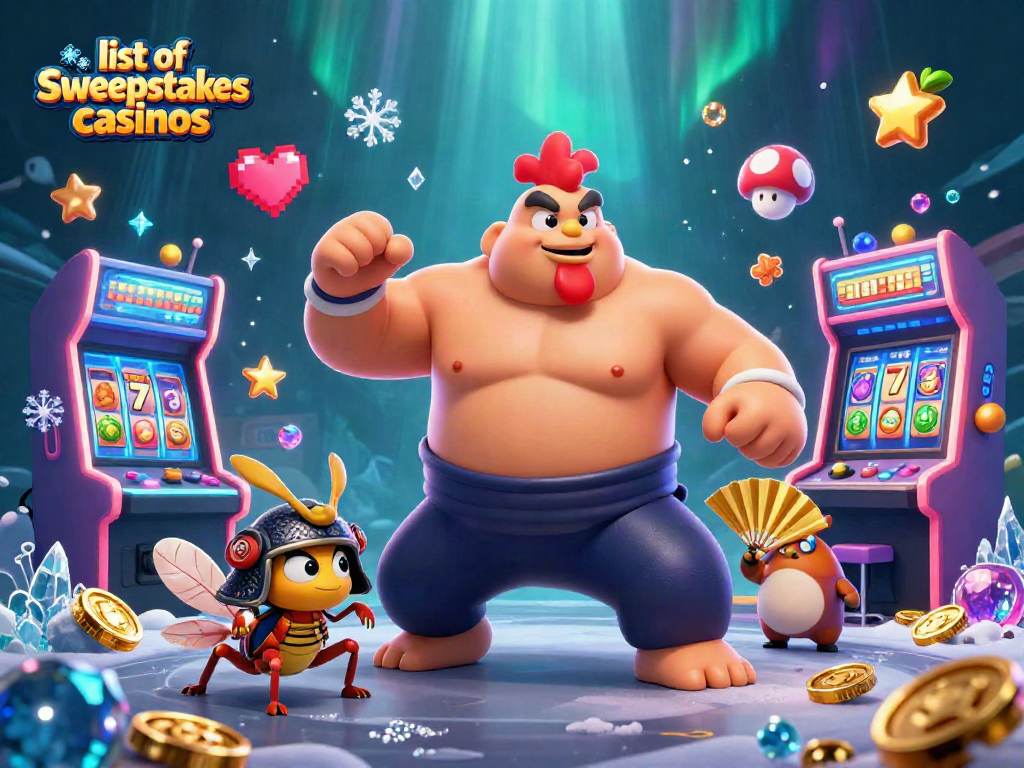 Experience thrilling gameplay at the best list of sweepstakes casinos with enticing 3D visuals.