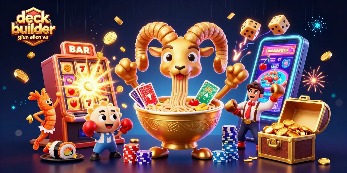 Engage with the deck builder glen allen va's animated casino scene featuring vibrant characters and a jackpot explosion.