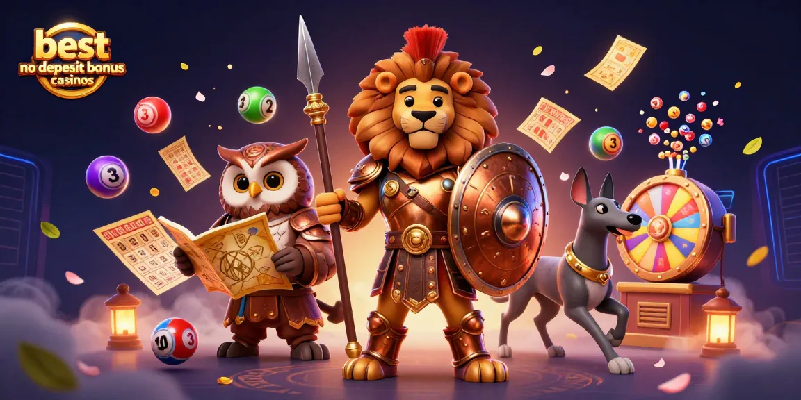 Experience the excitement of the best no deposit bonus casinos with vivid 3D characters and vibrant gaming elements.