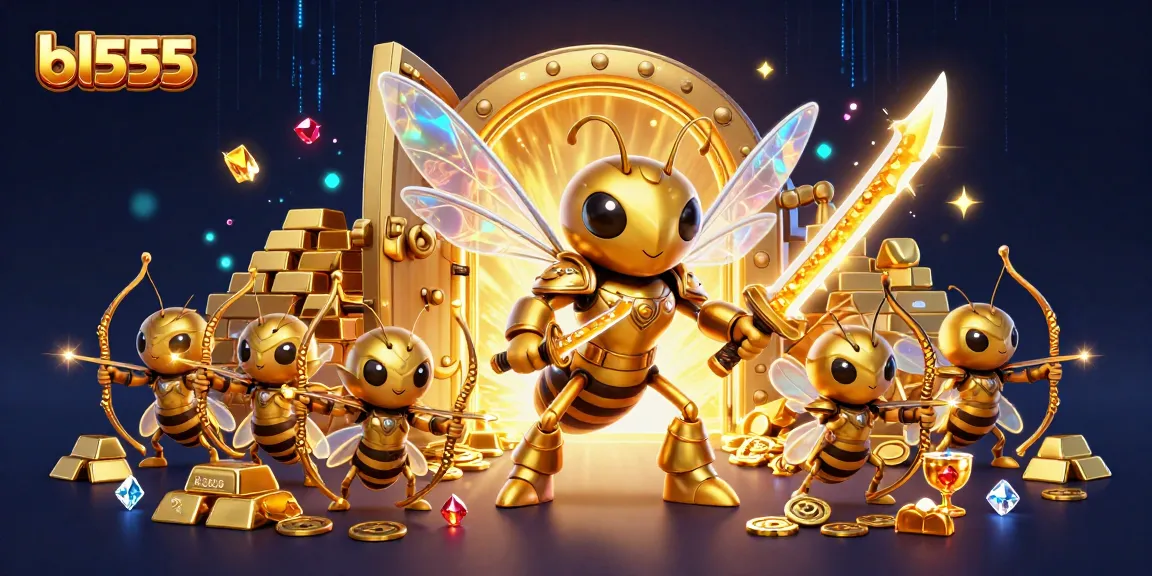 Join the action in bl555 with exciting treasure hunts featuring a golden hornet and bee archers.