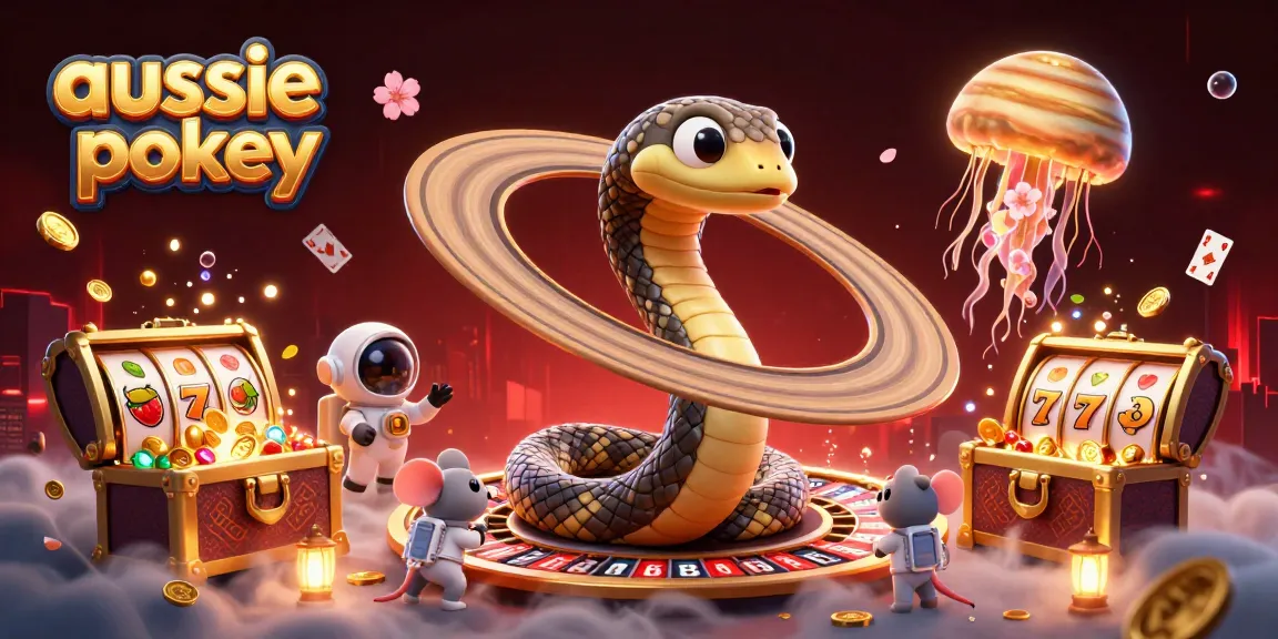 Experience the thrill of aussie online pokies with vibrant characters and dynamic casino elements.